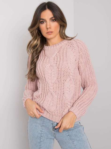 Axton RUE PARIS Dirty Pink Knitted Sweater