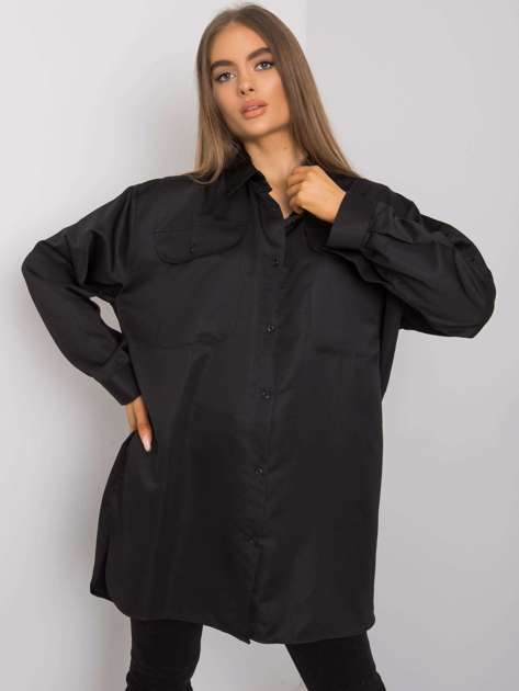 Cathy's black oversize shirt